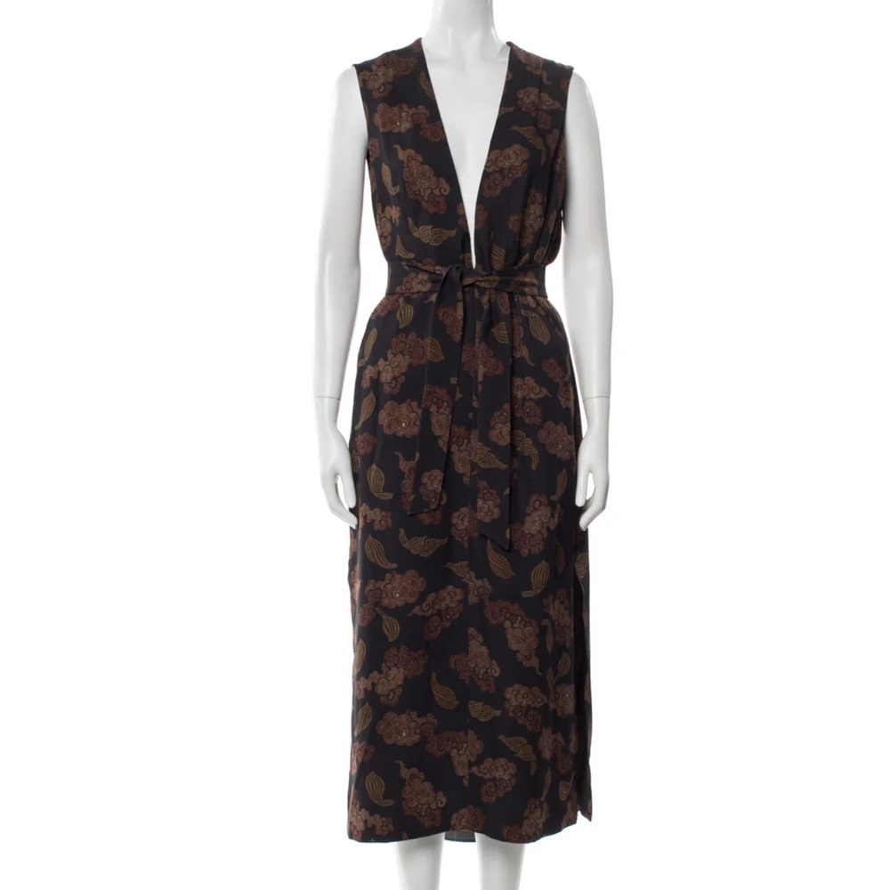 Dries Van Noten Floral Print Long Dress Size 34